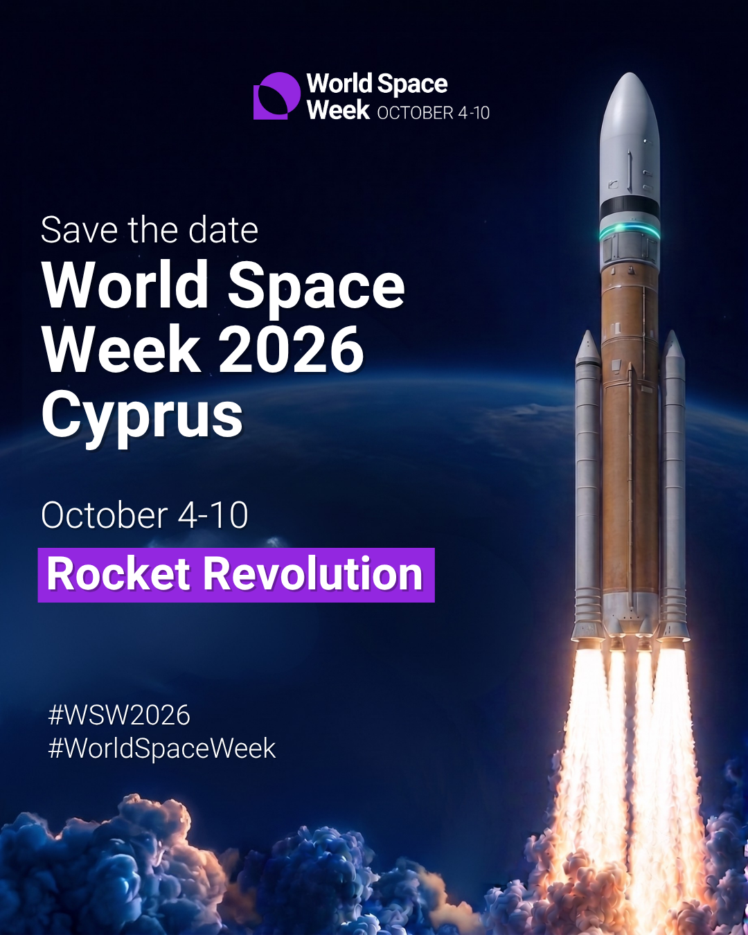 WSW2026 - Rocket Revolution - 4 October 2026 - Official Opening Event
