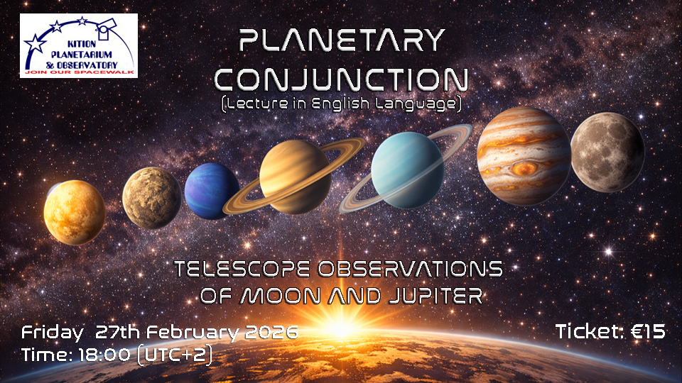 Planetary Conjunction - 27 February 2026 - English Program 18:00